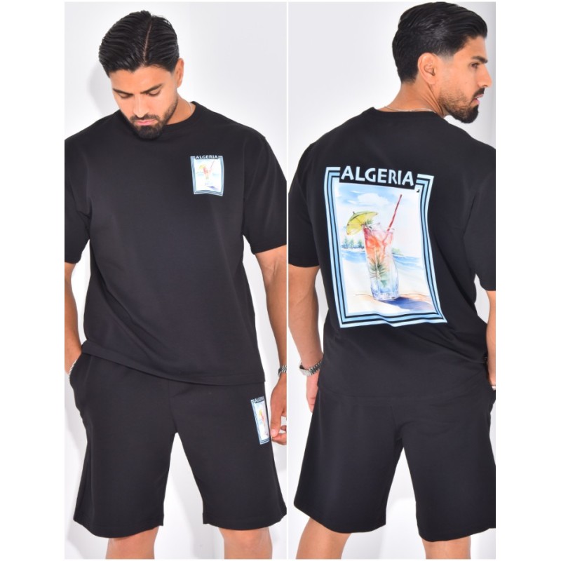 Ensemble short et T-shirt Ensemble Oversize Ensemble Algérie